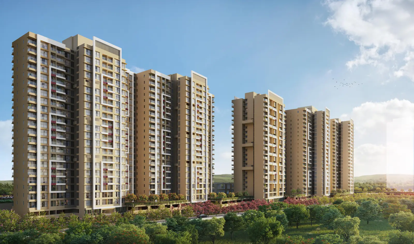 Shapoorji Pallonji Vyomora Hinjewadi tower elevation